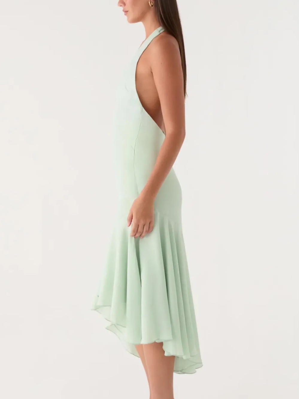 Darline Midi Dress - Pistachio - Picture 3 of 4